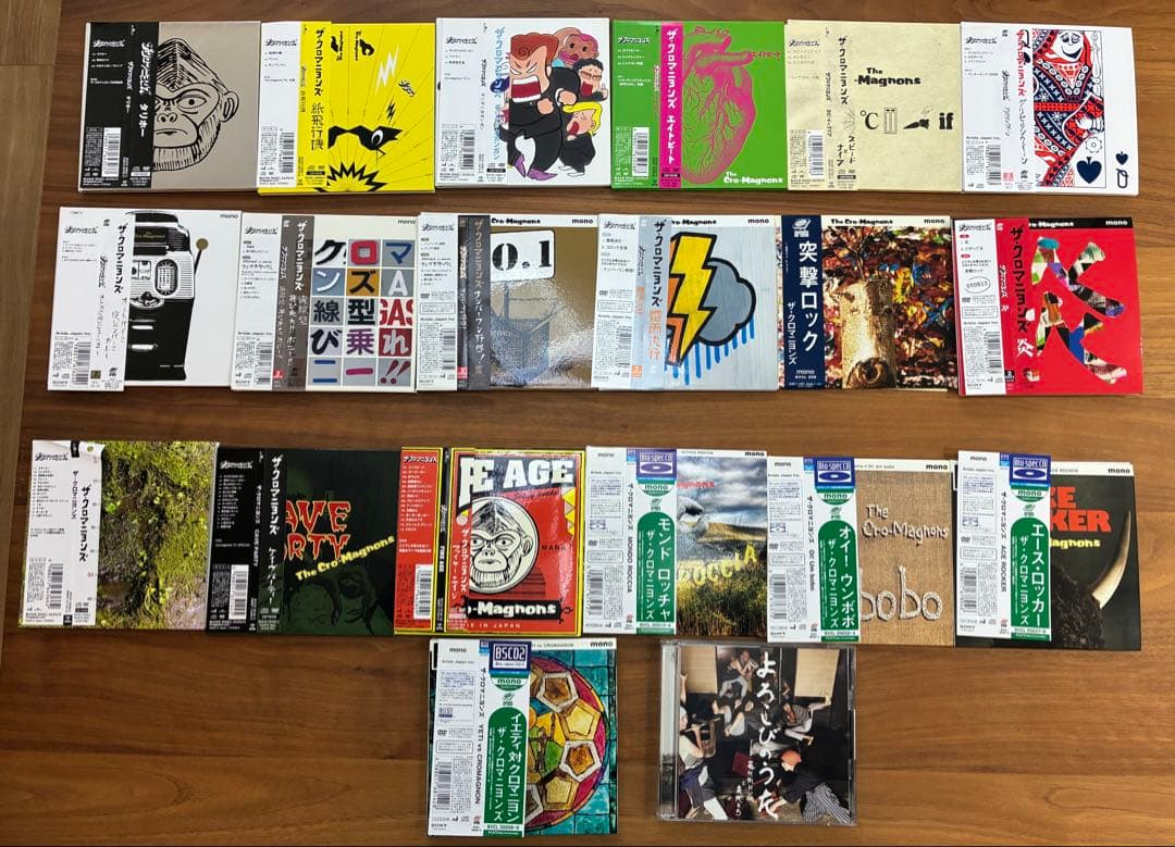 【レア】クロマニヨンズ シングル アルバム 20枚セット 初回限定盤 DVD 帯