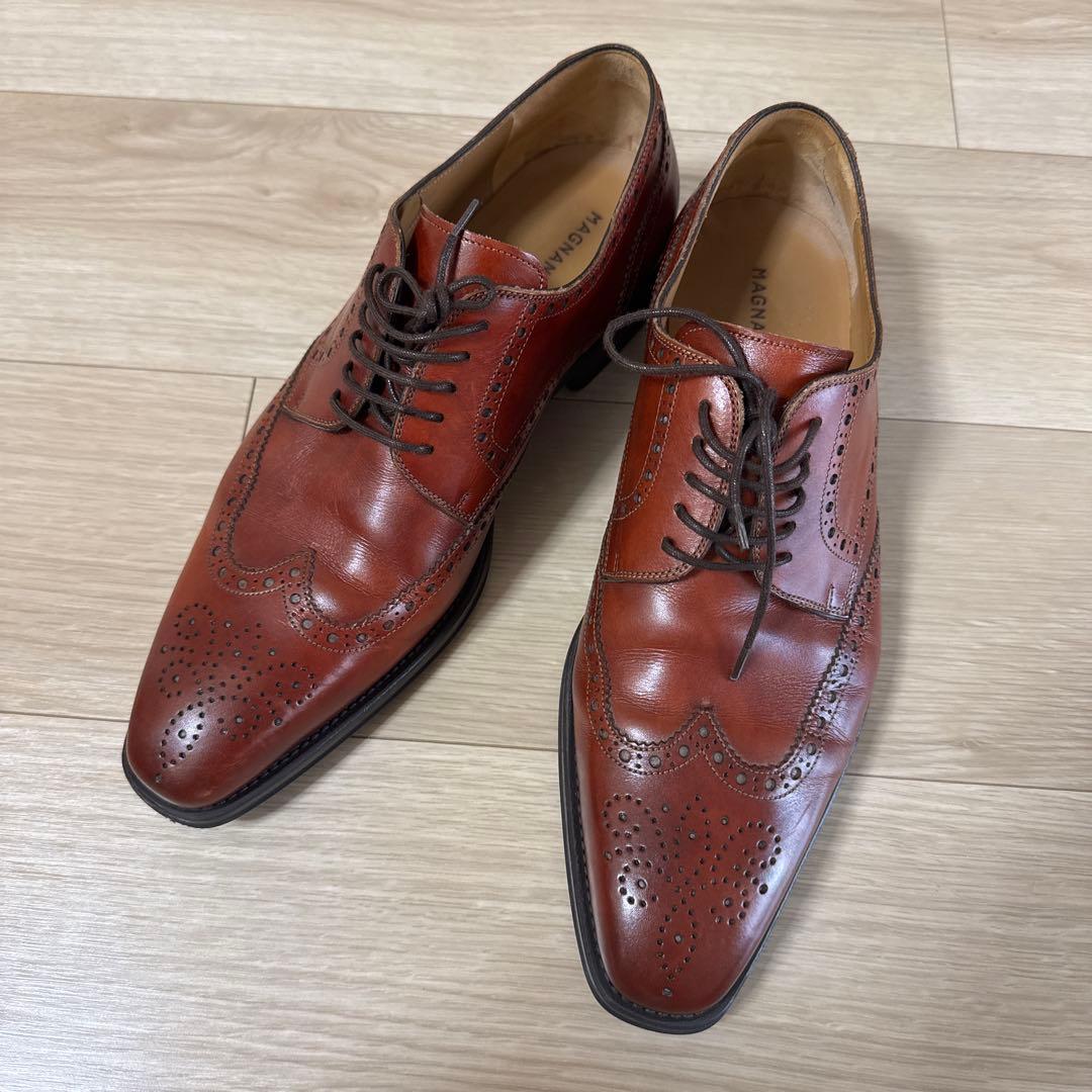MAGNANNI ブラウンウィングチップ 10 1/2
