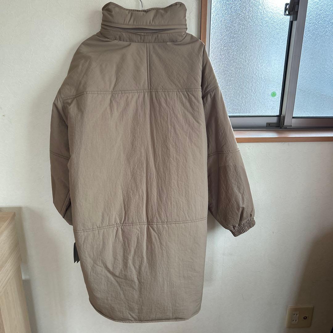 定価39000円新品タグ付きPRIORITY中綿フード付きコートベージュ