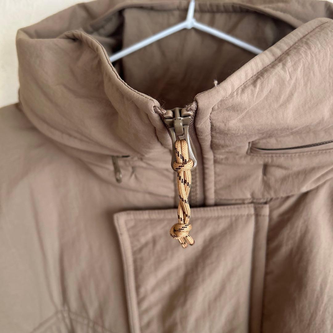 定価39000円新品タグ付きPRIORITY中綿フード付きコートベージュ