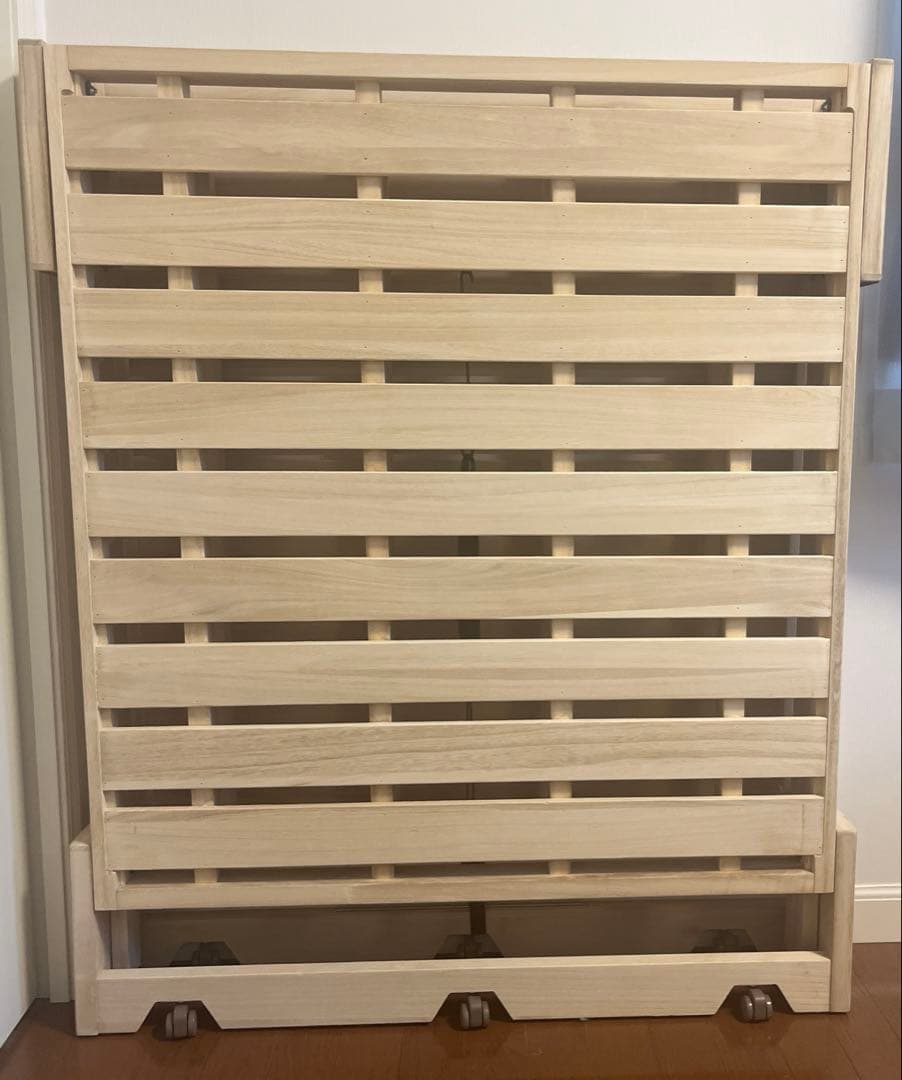 【総桐製】すのこ式折りたたみベット