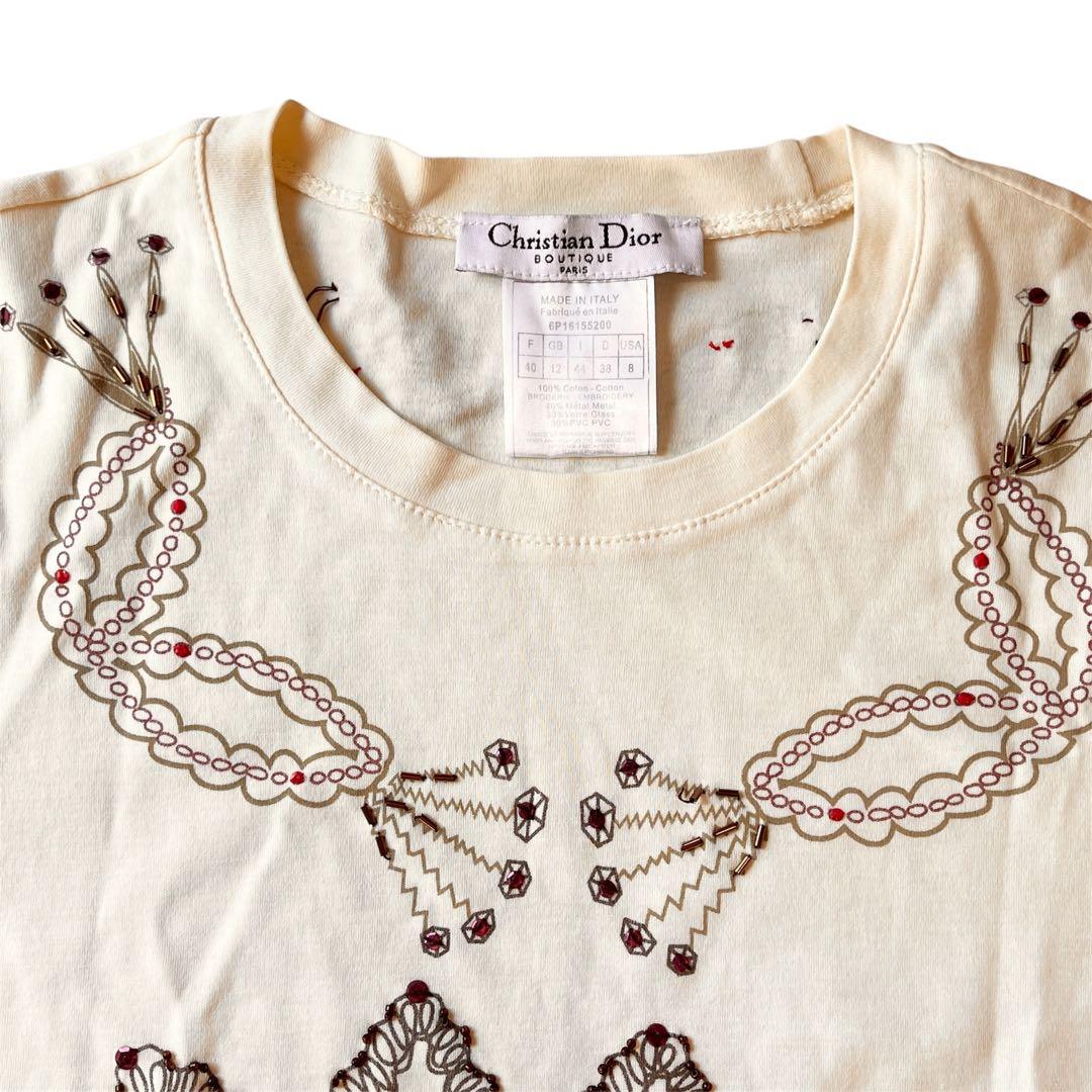 極美品 Christian Diorクリスチャンディオール ガリアーノ期Tシャツ