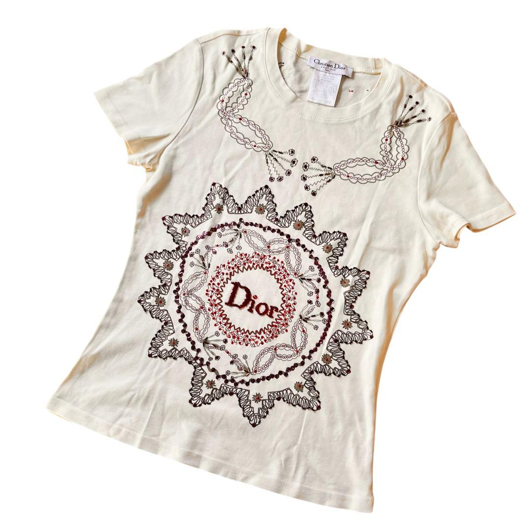 極美品 Christian Diorクリスチャンディオール ガリアーノ期Tシャツ