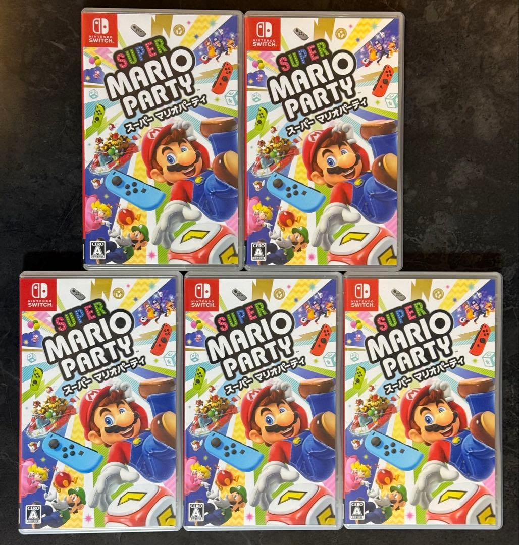 スーパーマリオパーティ Nintendo Switch 5本セット