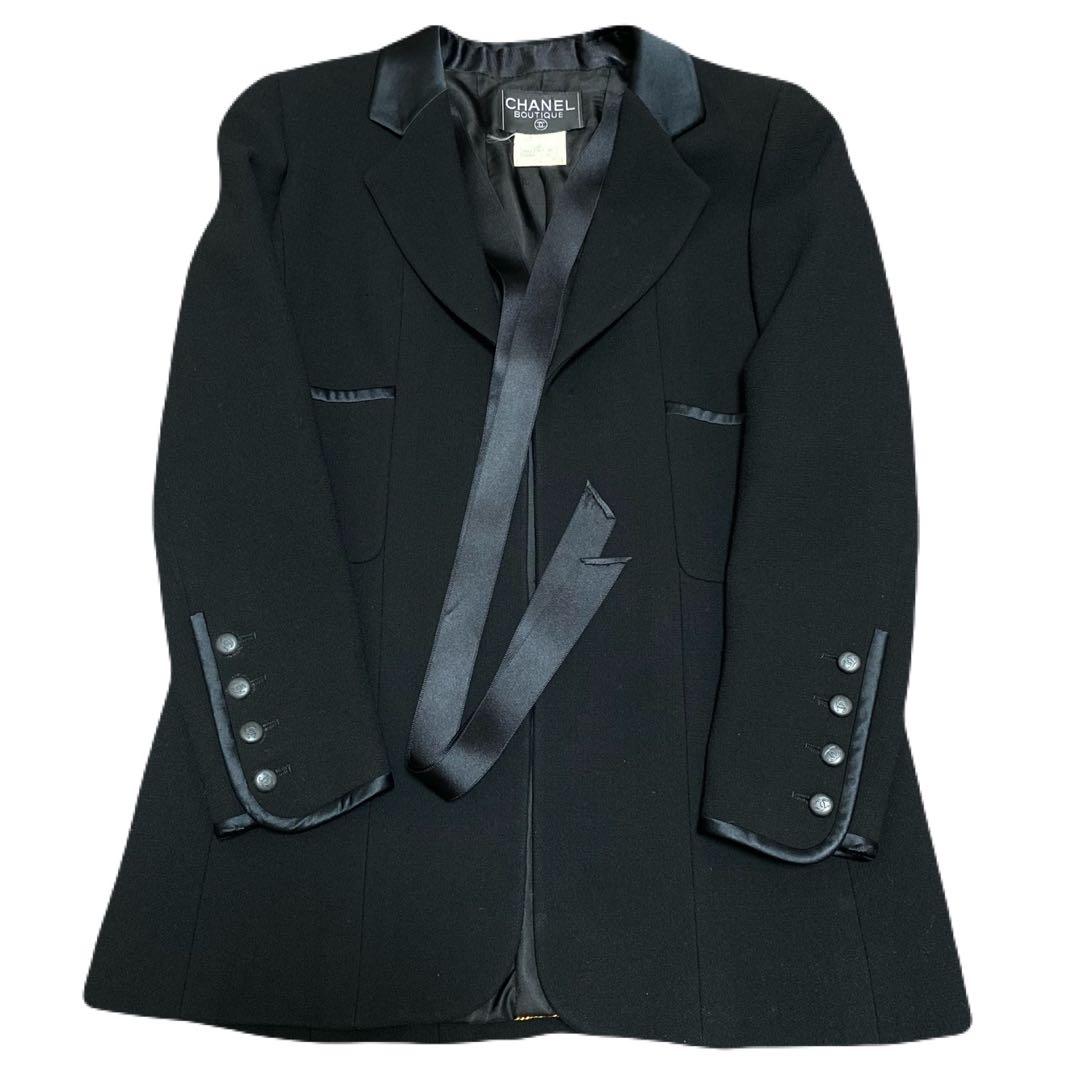 ジャケット・アウター CHANEL 96C tie front jacket