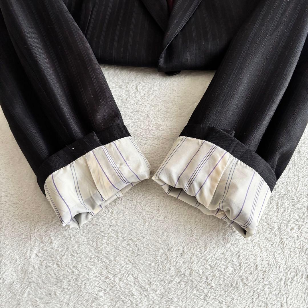 美品 Paul Smith ポールスミス スーツ ブラック L チェルッティ