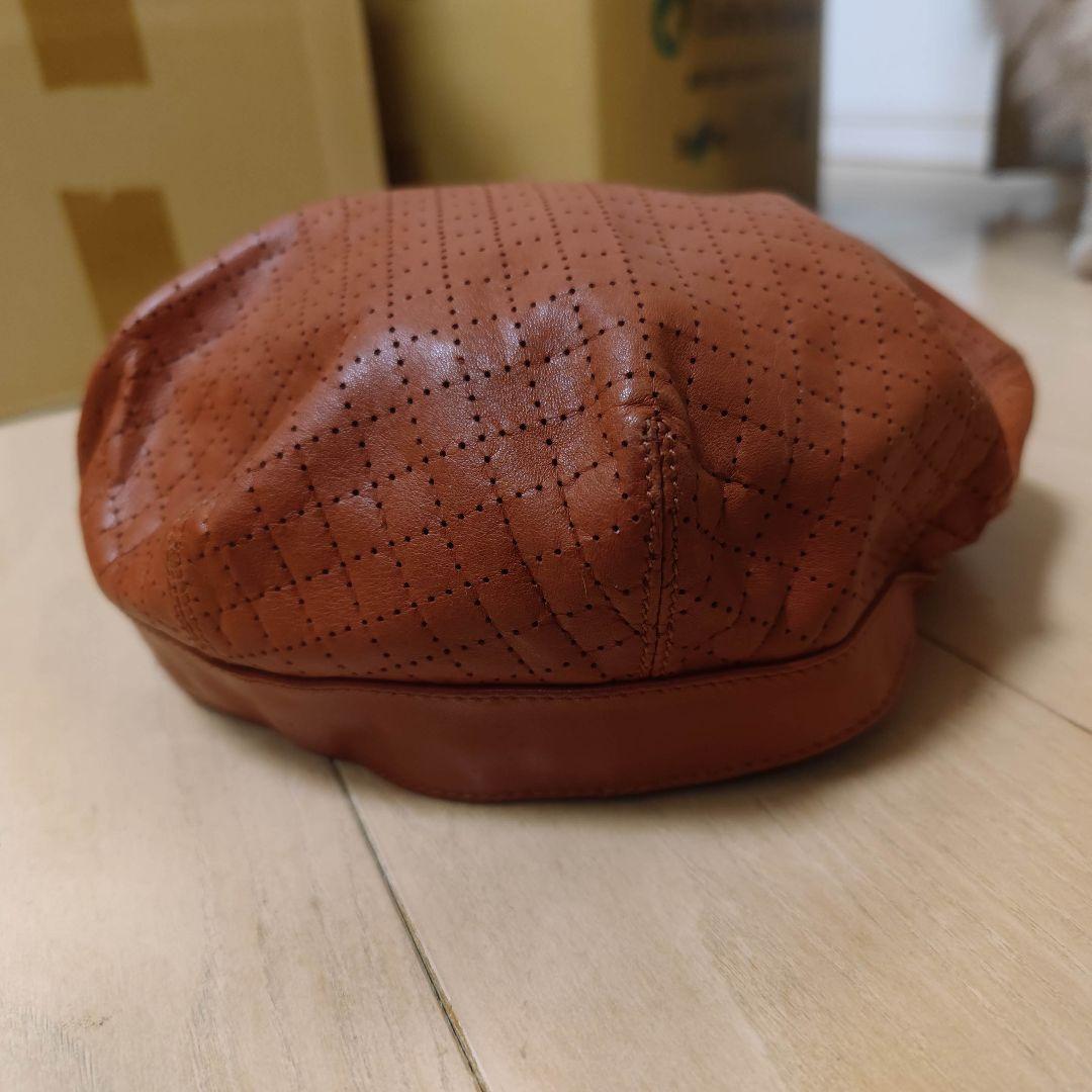 GUCCI 羊革 ハンチング ディアマンテ イタリア製