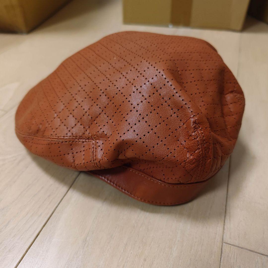 GUCCI 羊革 ハンチング ディアマンテ イタリア製