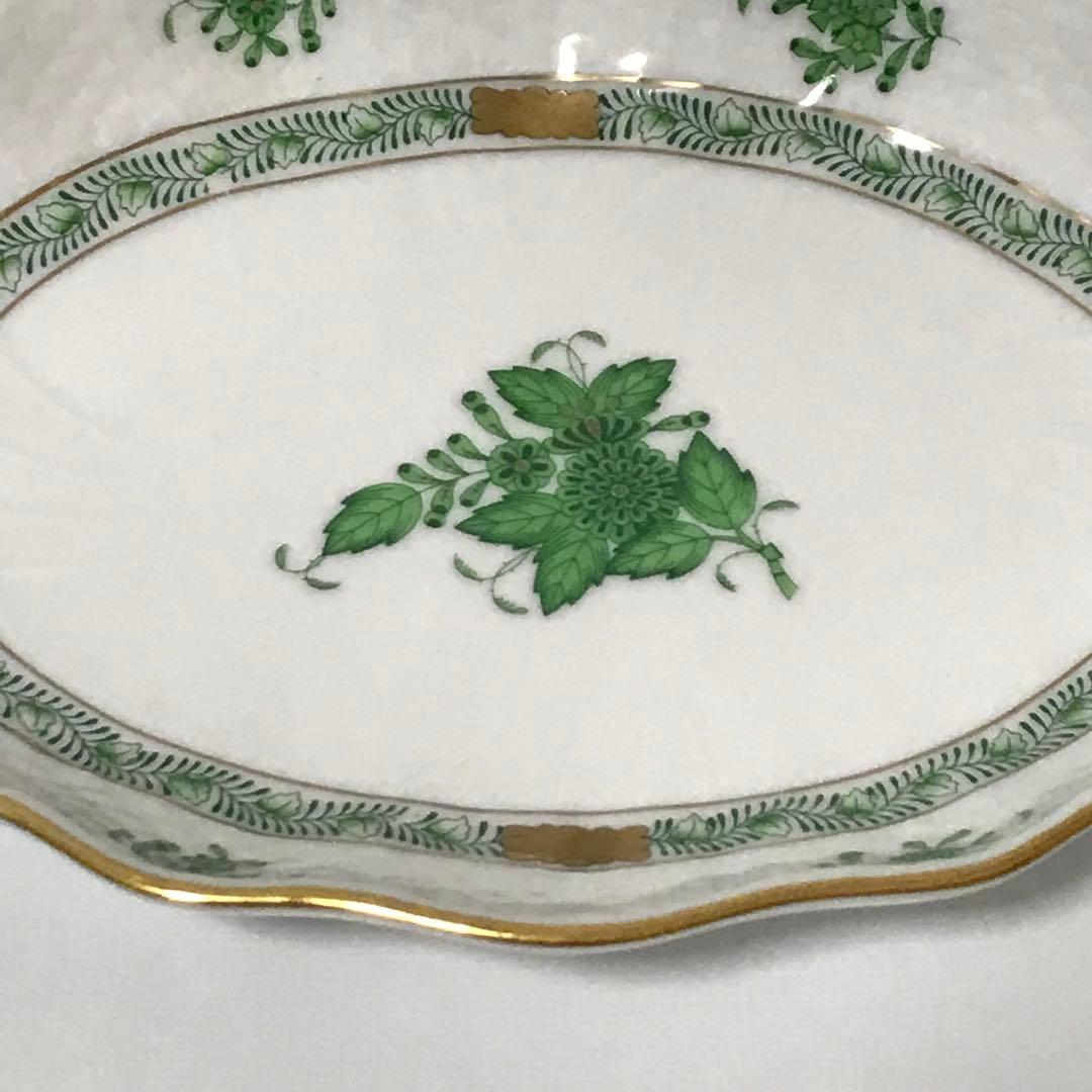 ヘレンド インドの華 オーバル ディッシュ　２枚セット