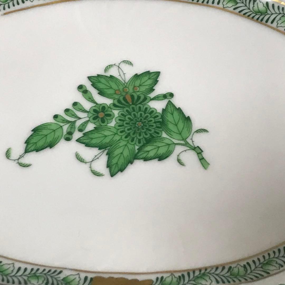 ヘレンド インドの華 オーバル ディッシュ　２枚セット