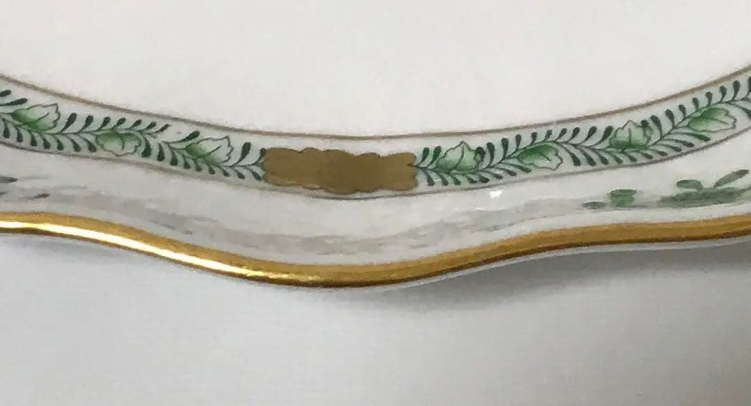 ヘレンド インドの華 オーバル ディッシュ　２枚セット