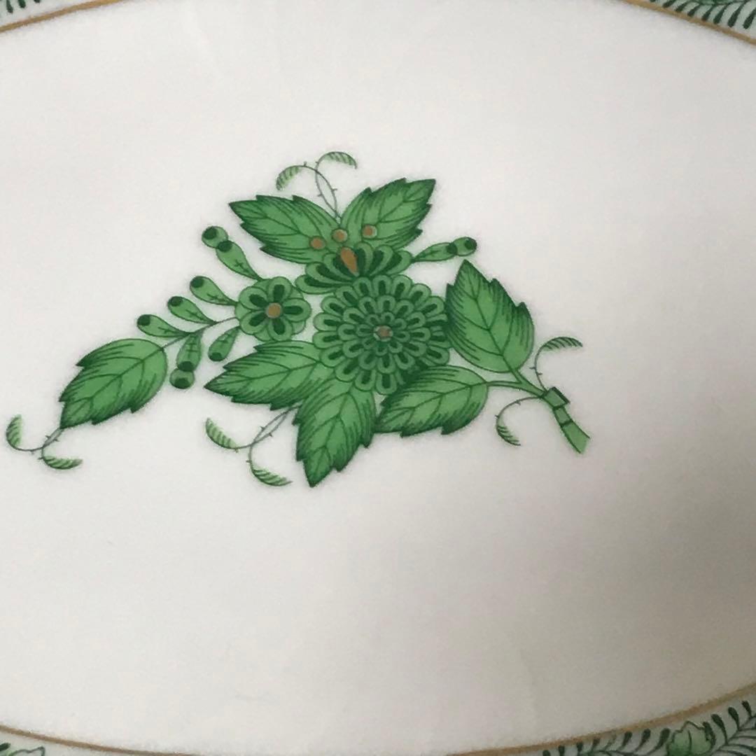 ヘレンド インドの華 オーバル ディッシュ　２枚セット