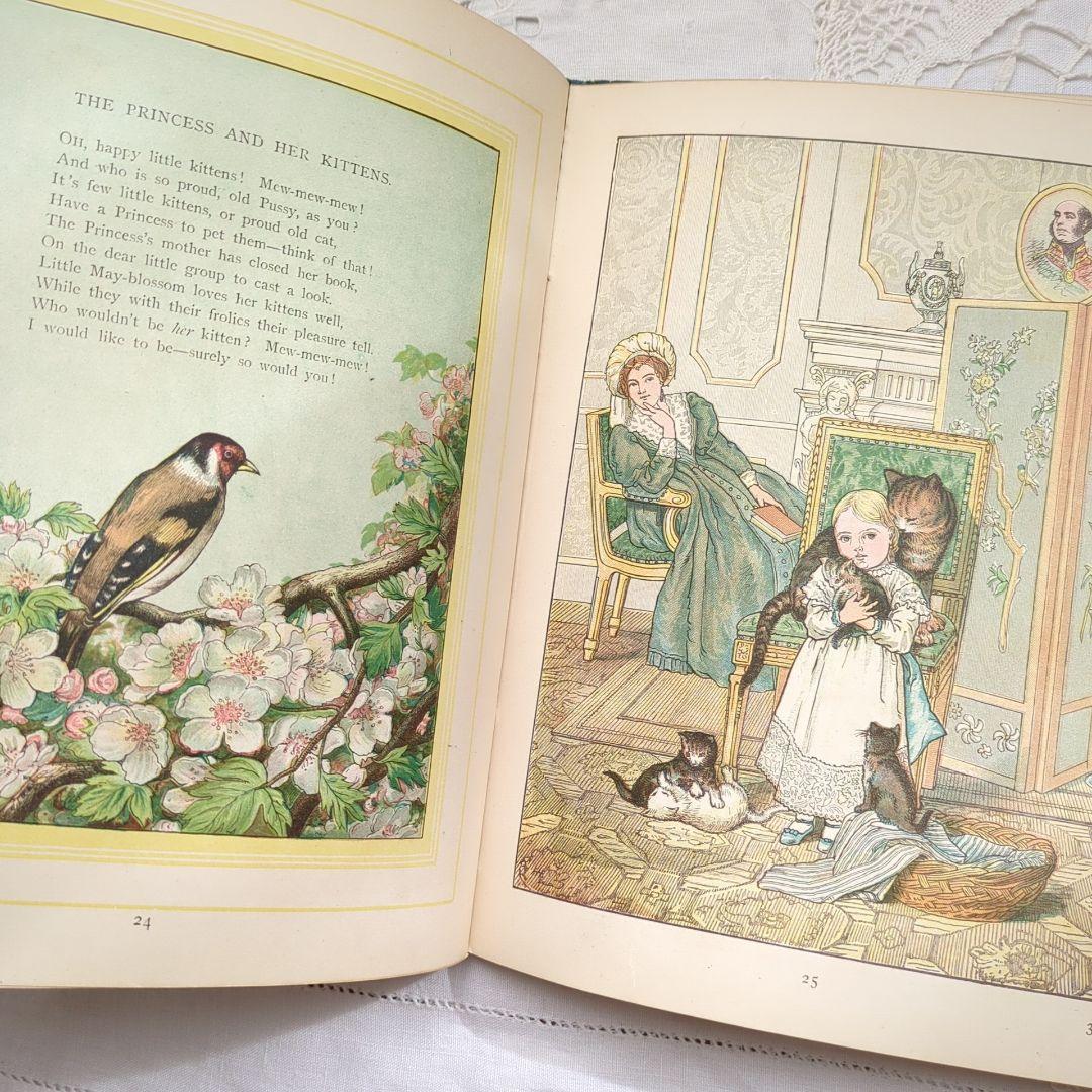超稀少1881アンティーク絵本 洋書古書 児童書 ヴィクトリアン 初版本