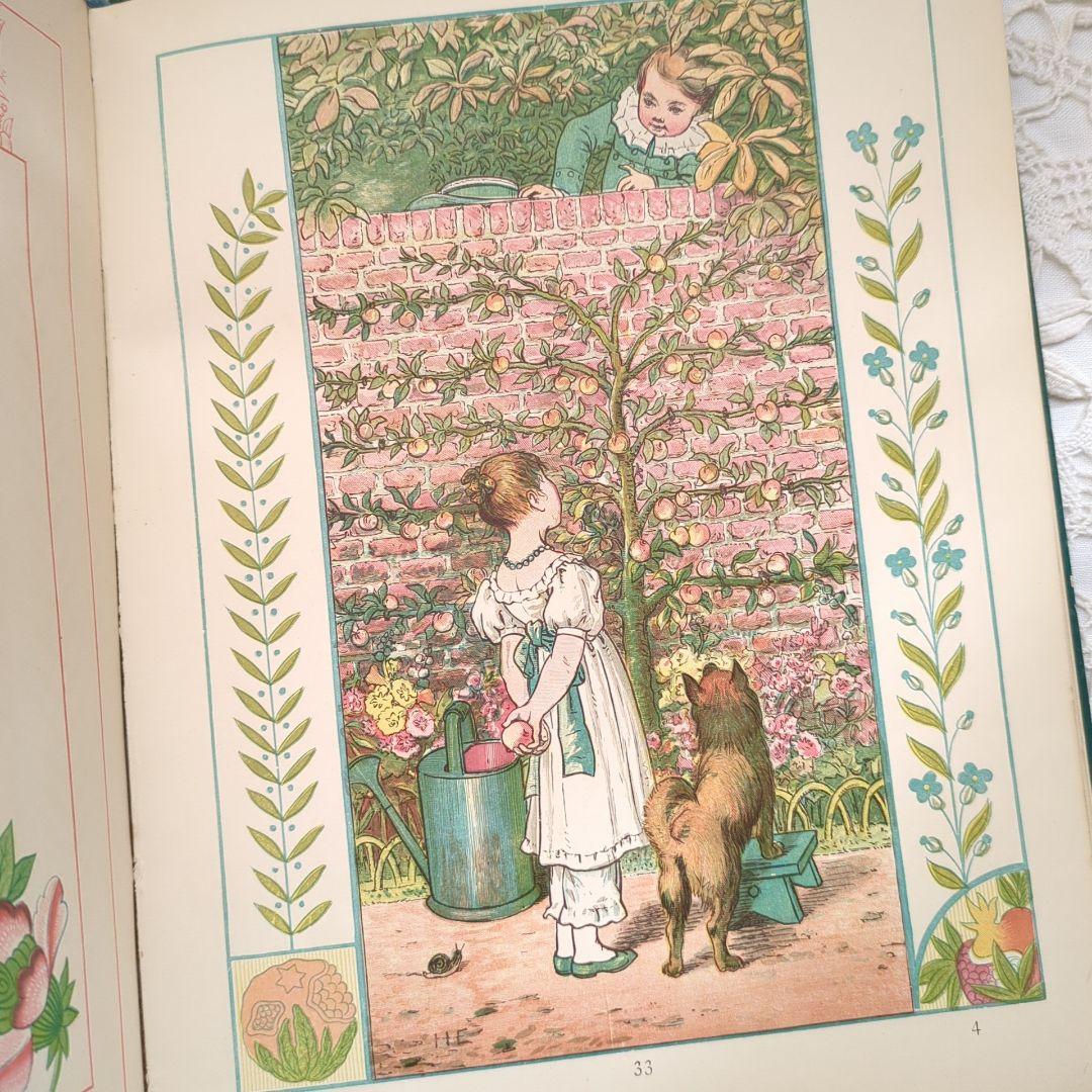 超稀少1881アンティーク絵本 洋書古書 児童書 ヴィクトリアン 初版本