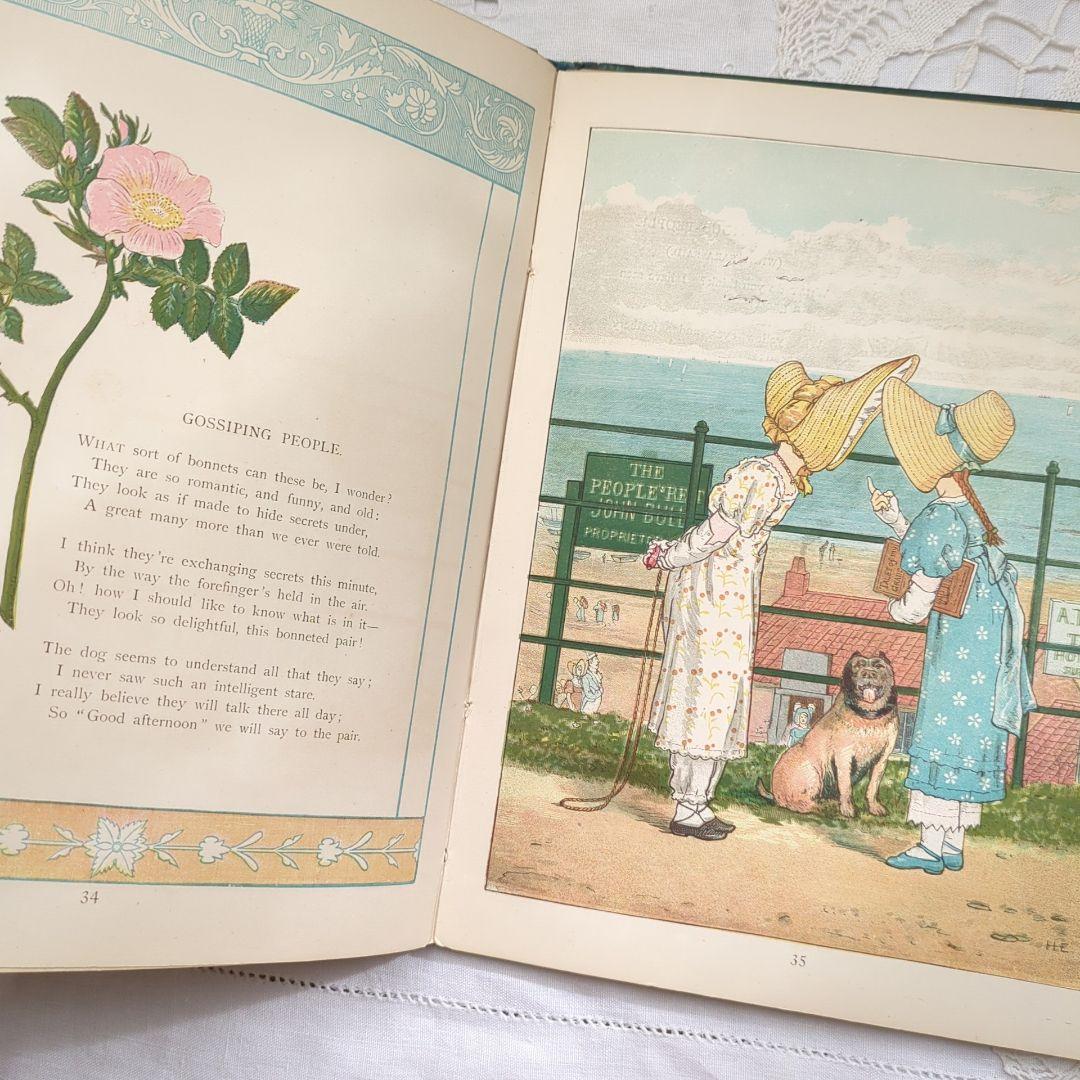 超稀少1881アンティーク絵本 洋書古書 児童書 ヴィクトリアン 初版本