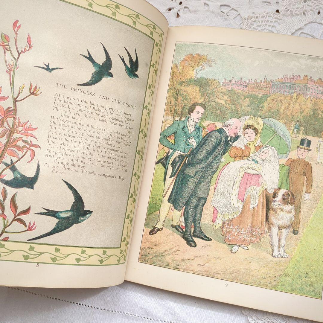 超稀少1881アンティーク絵本 洋書古書 児童書 ヴィクトリアン 初版本
