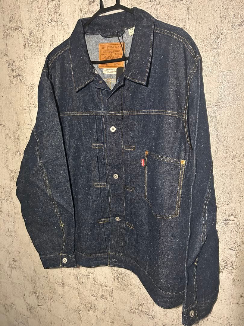Levi’s TYPEⅠトラッカージャケットXXLダークインディゴWORN IN