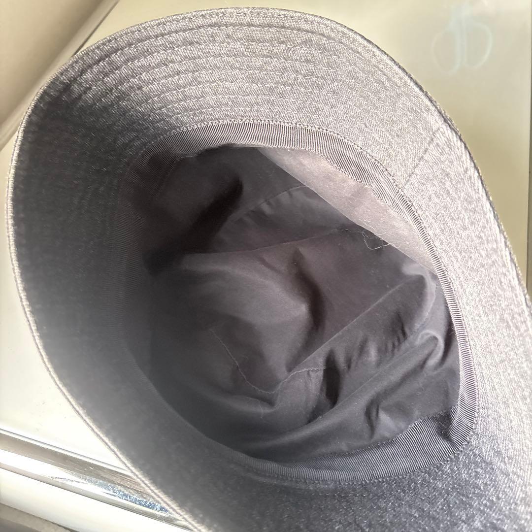 PRADA デニム記事　ブラックバケットハット