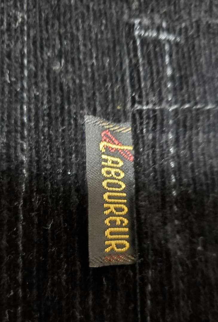 ルラブルール コーデュロイ LE LABOUREUR ブラック