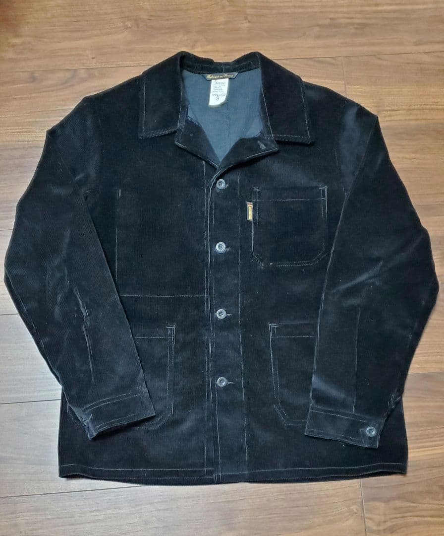 ルラブルール コーデュロイ LE LABOUREUR ブラック