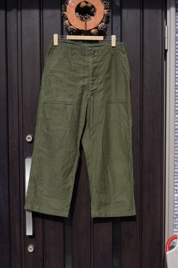 70s 米軍実物 OG-107 ベイカーパンツ ミリタリー