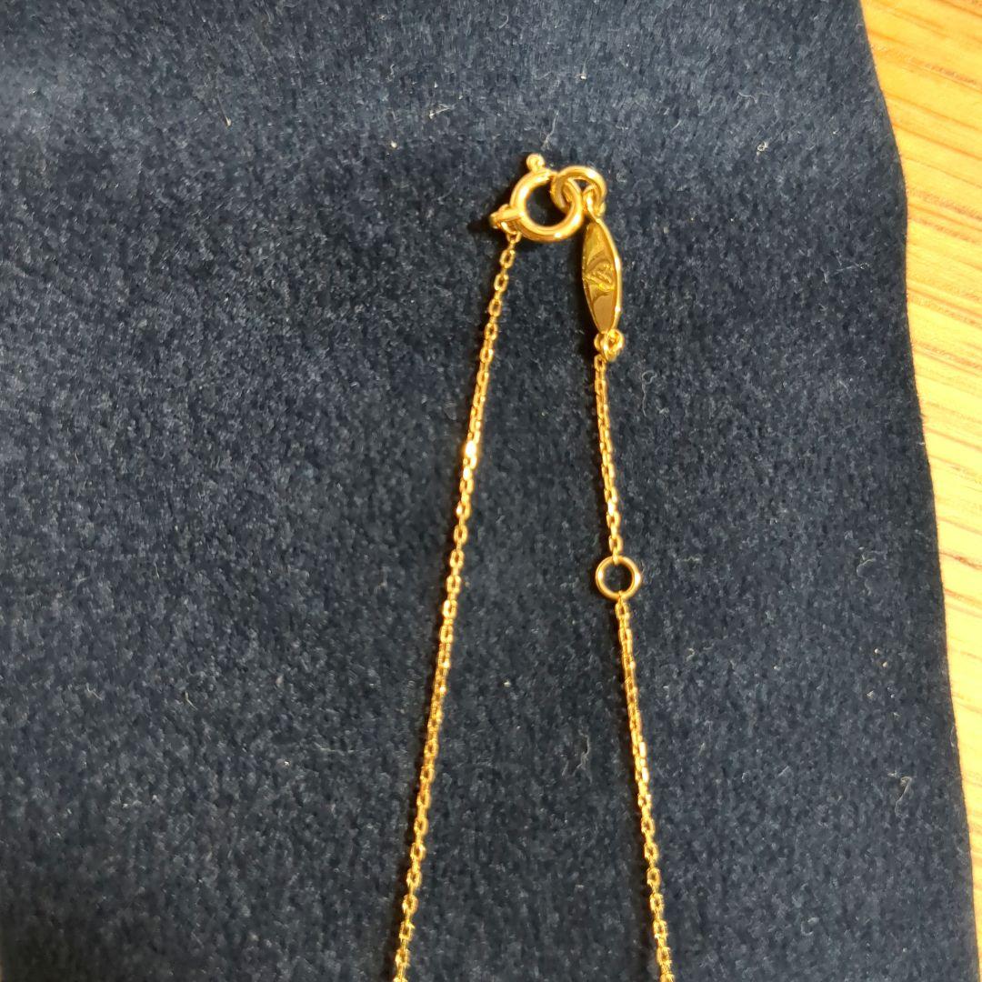 AHKAH ゴールド ハート型 ネックレス ボックス付き