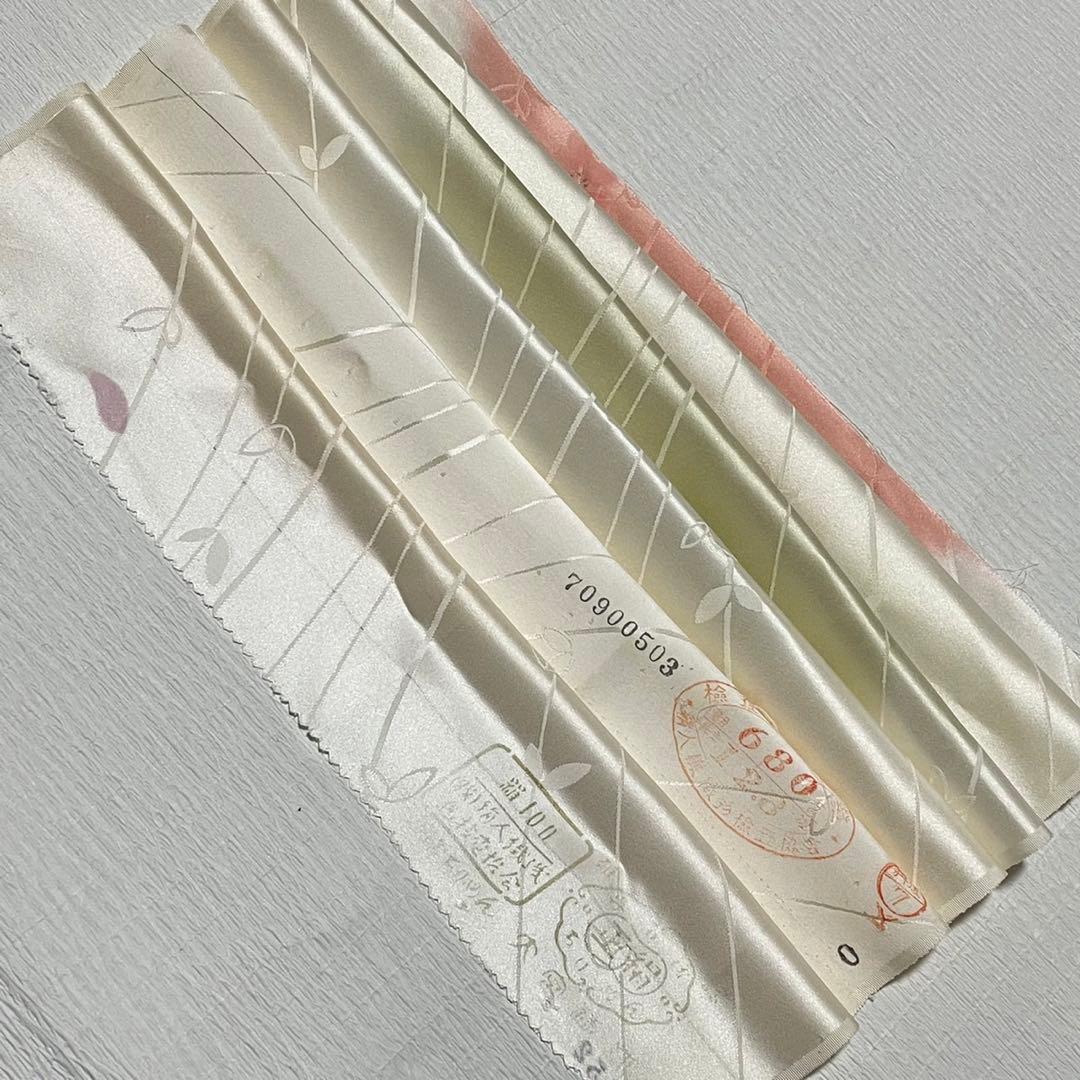 7. 最高級　長襦袢　正絹　未使用　極美品　証紙有り