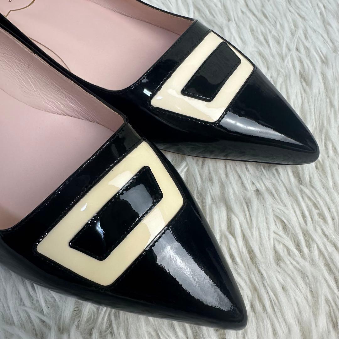 新品 Roger Vivier ロジェヴィヴィエ フラットシューズ パテント