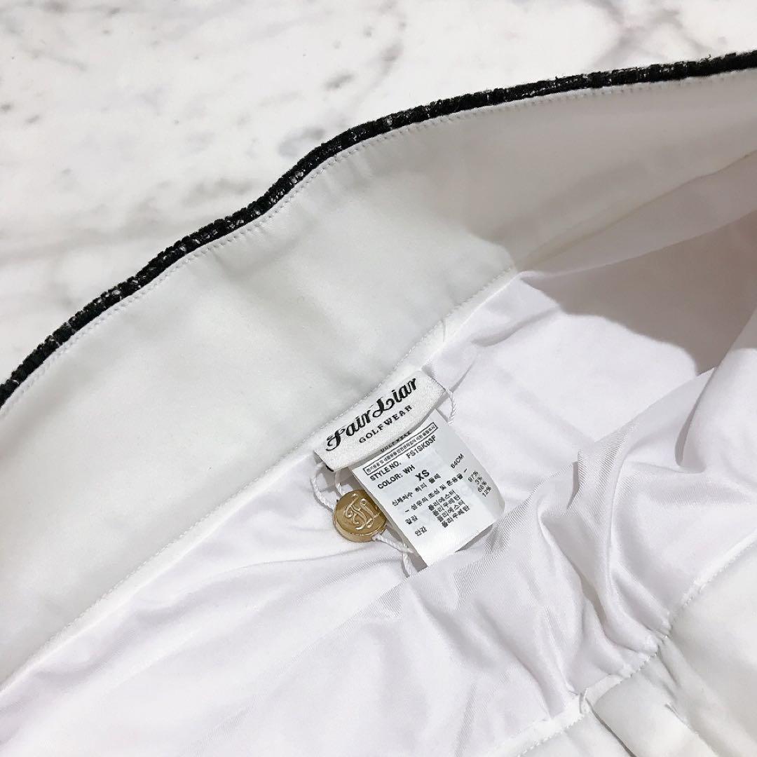 新品未使用 ゴルフ fairliar フェアライアー スカート XSサイズ