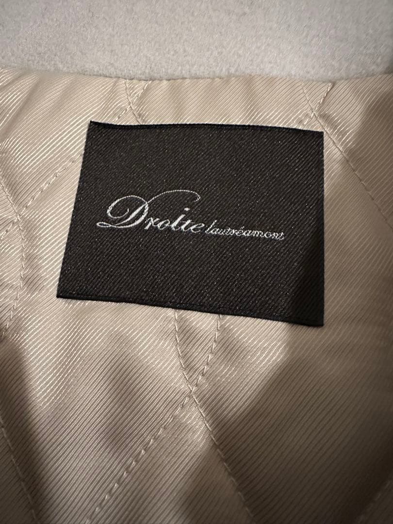 Droite lautreamont ウールコート ノーカラー 新品未使用