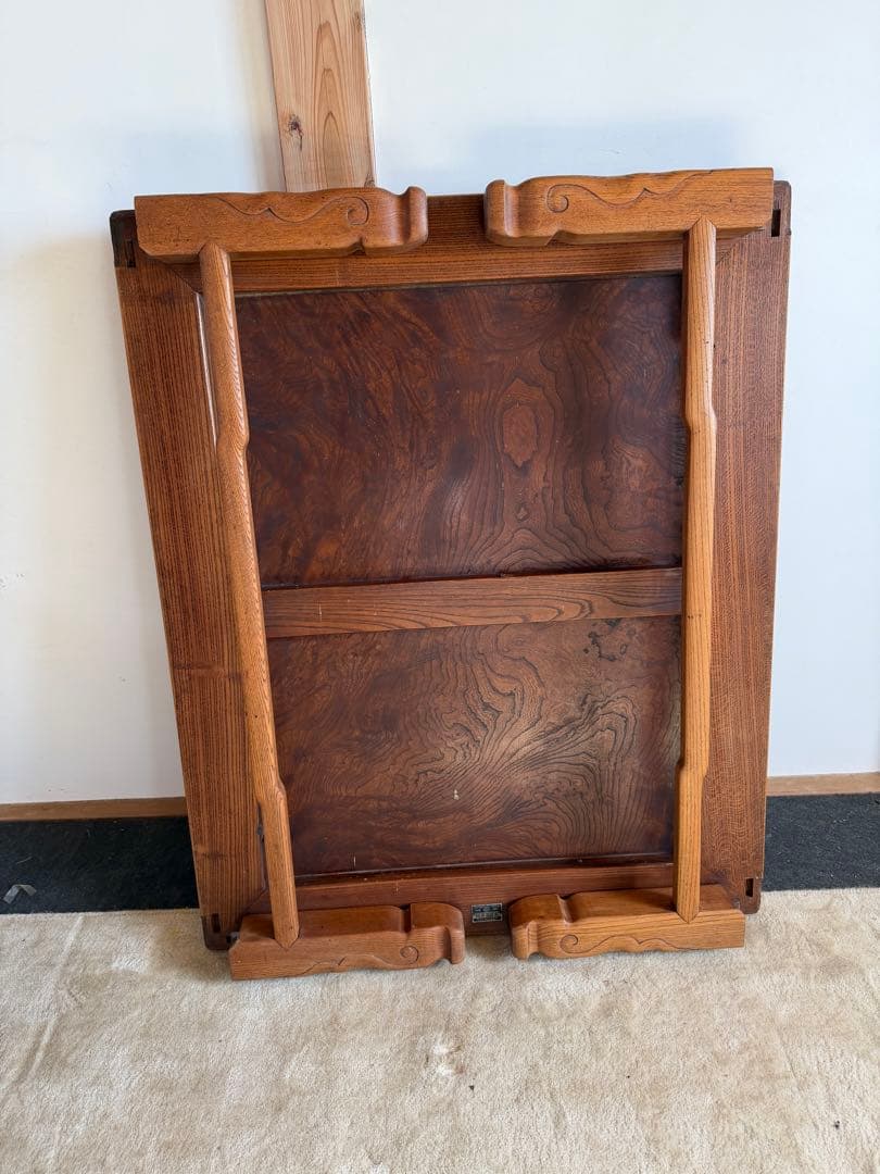 折りたたみ座卓 木製 伝統的デザイン　アンティーク　ヴィンテージ