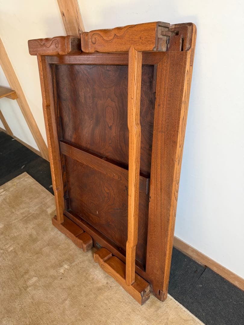 折りたたみ座卓 木製 伝統的デザイン　アンティーク　ヴィンテージ