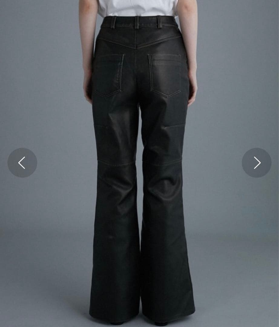 PRANK PROJECT レースアップヴィーガンレザーパンツ