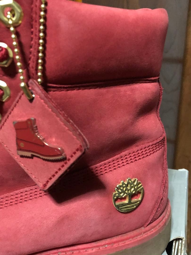 限定 ティンバーランド ブーツ レッド TIMBERLAND 28cm 三代目