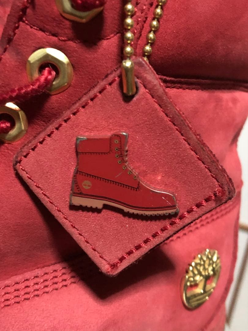 限定 ティンバーランド ブーツ レッド TIMBERLAND 28cm 三代目