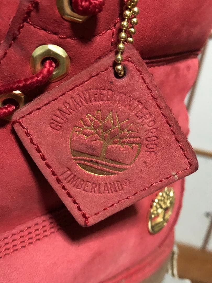 限定 ティンバーランド ブーツ レッド TIMBERLAND 28cm 三代目