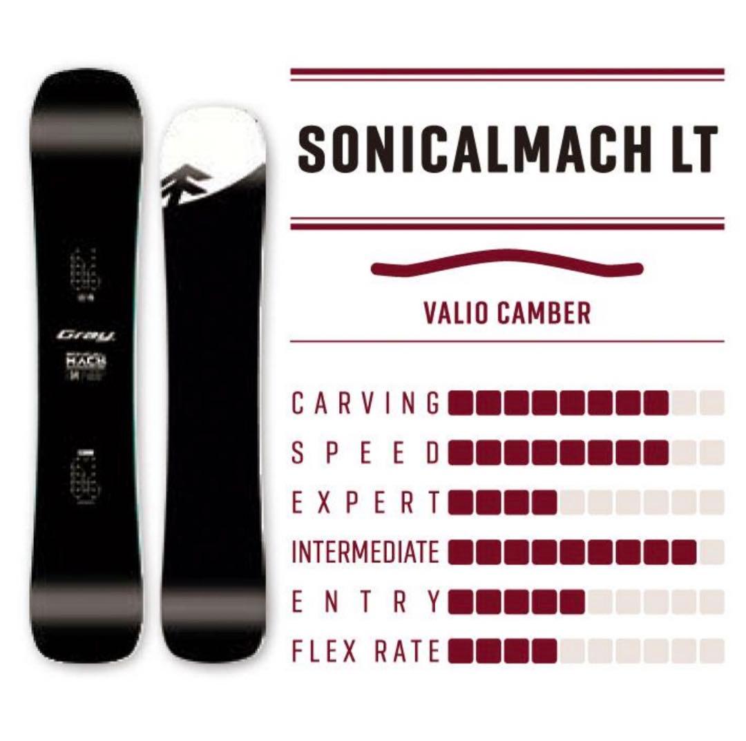 新品(保証書付)25-26モデルGRAY SONICAL MACH LT155W