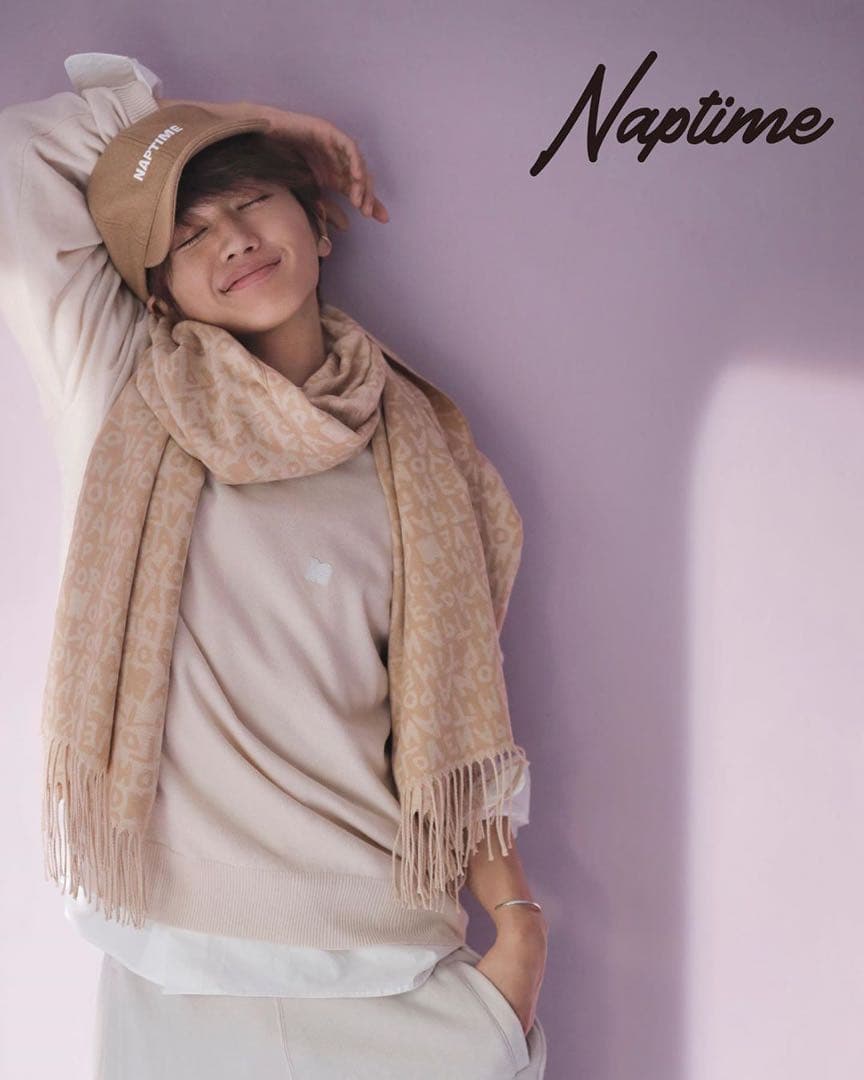 Naptime ストール　ブラック　nissy 西島隆弘