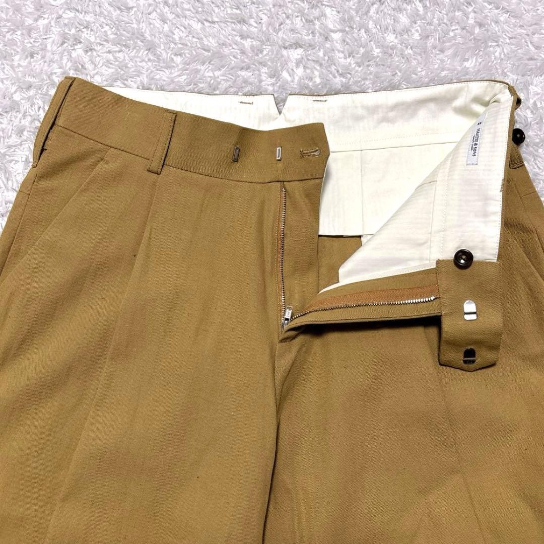 極美品✨ MAATEE&SONS 俺の軍パン サイズ1 ベージュ コットンヘンプ
