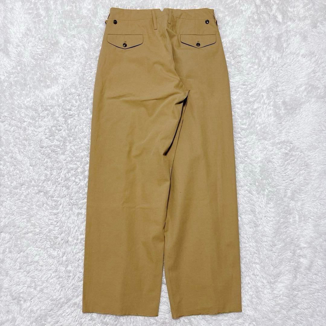 極美品✨ MAATEE&SONS 俺の軍パン サイズ1 ベージュ コットンヘンプ