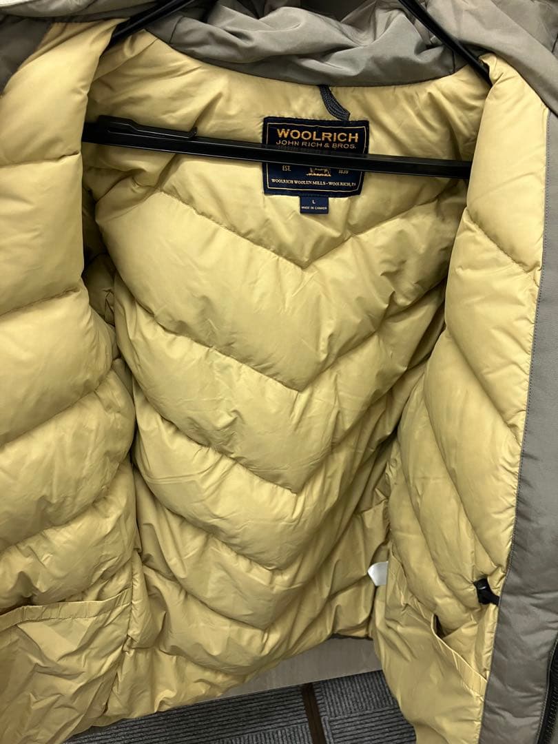 ウールリッチ　ミリタリージャケット ファー付き