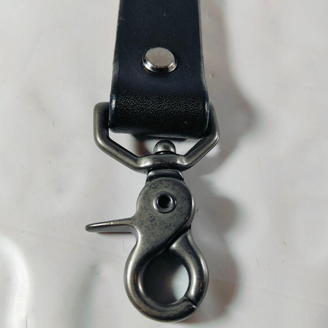 【新品極美品】ホーウィン社製 高級厚革ショルダーストラップ　クロムエクセルレザー