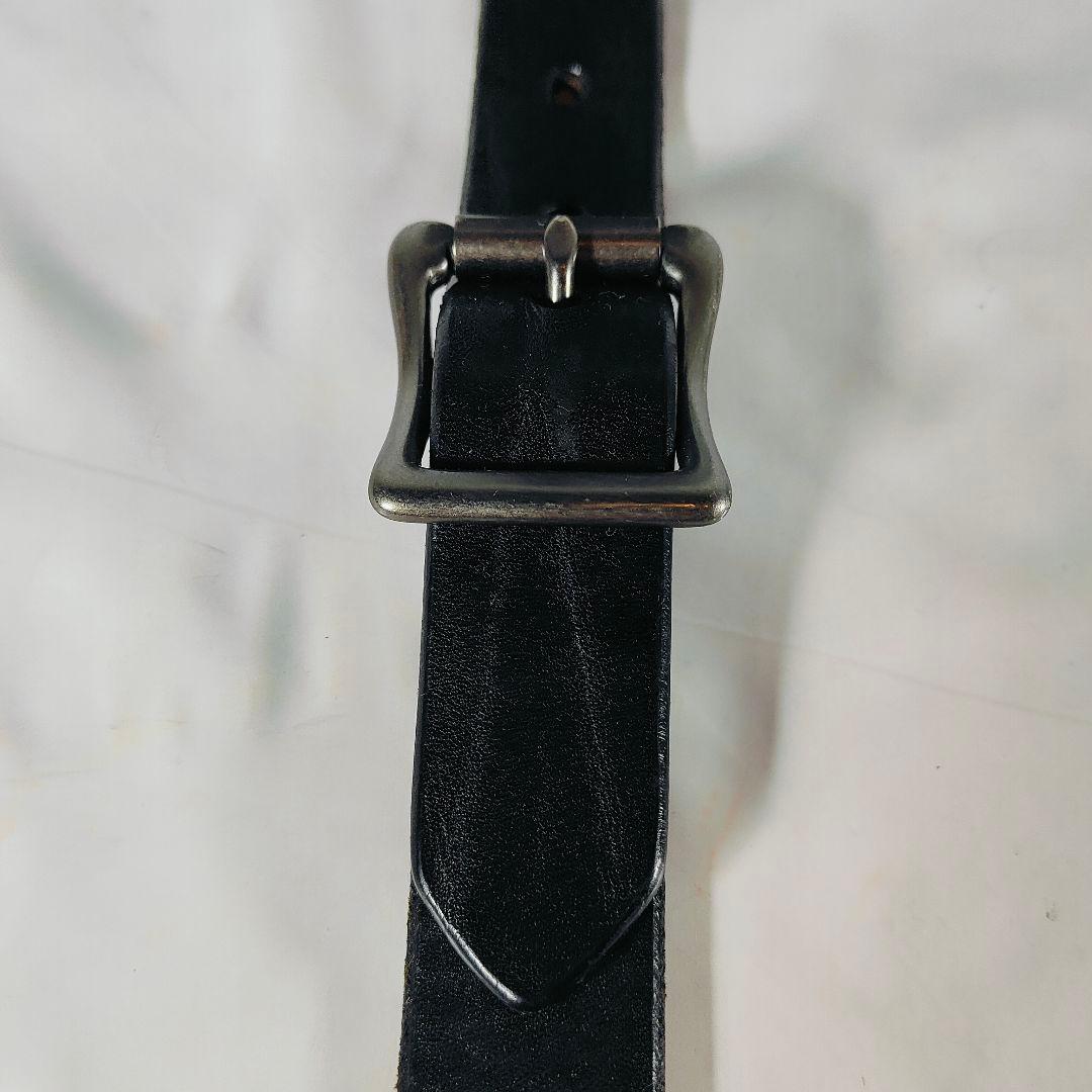 【新品極美品】ホーウィン社製 高級厚革ショルダーストラップ　クロムエクセルレザー