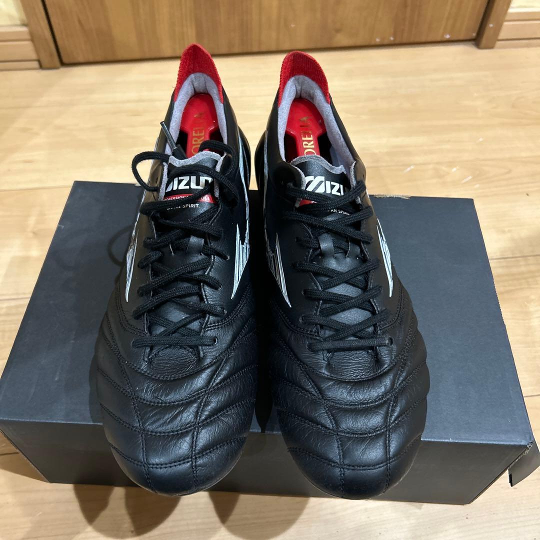 Mizuno Morelia ネオ4サッカーシューズ ブラック/レッド値下げ⭕️