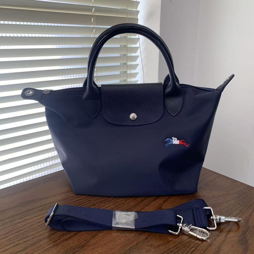 ロンシャン ル プリアージュトップ トートバッグ 2way ネイビー M