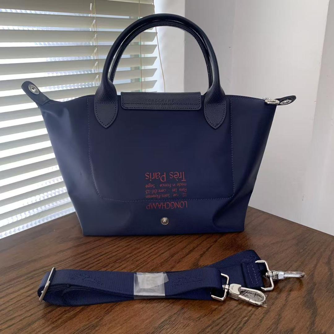 ロンシャン ル プリアージュトップ トートバッグ 2way ネイビー M