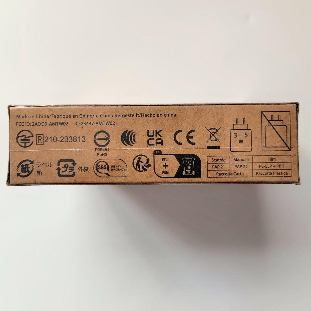 【新品未開封】ambie sound earcuffs AM-TW02 ブラック