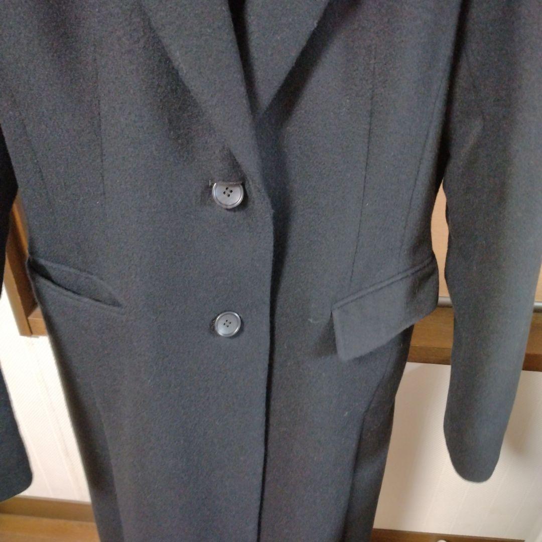 スーツカンパニー シングルボタン チェスターコート ブラック