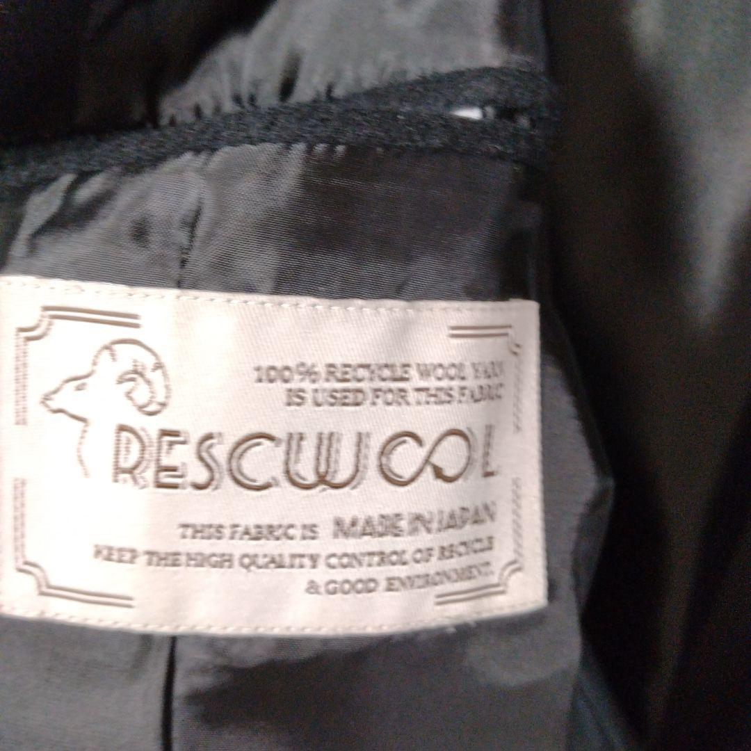 スーツカンパニー シングルボタン チェスターコート ブラック