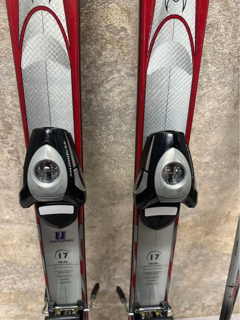 ⑩K2 スキー板 エスケープ ポール付き 160cm